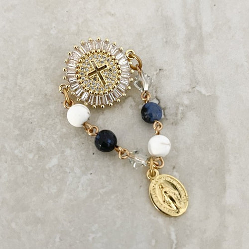 Handcrafted Achillieus Baby Pin Catholic Baby Pin - Rosaries For Life Australia