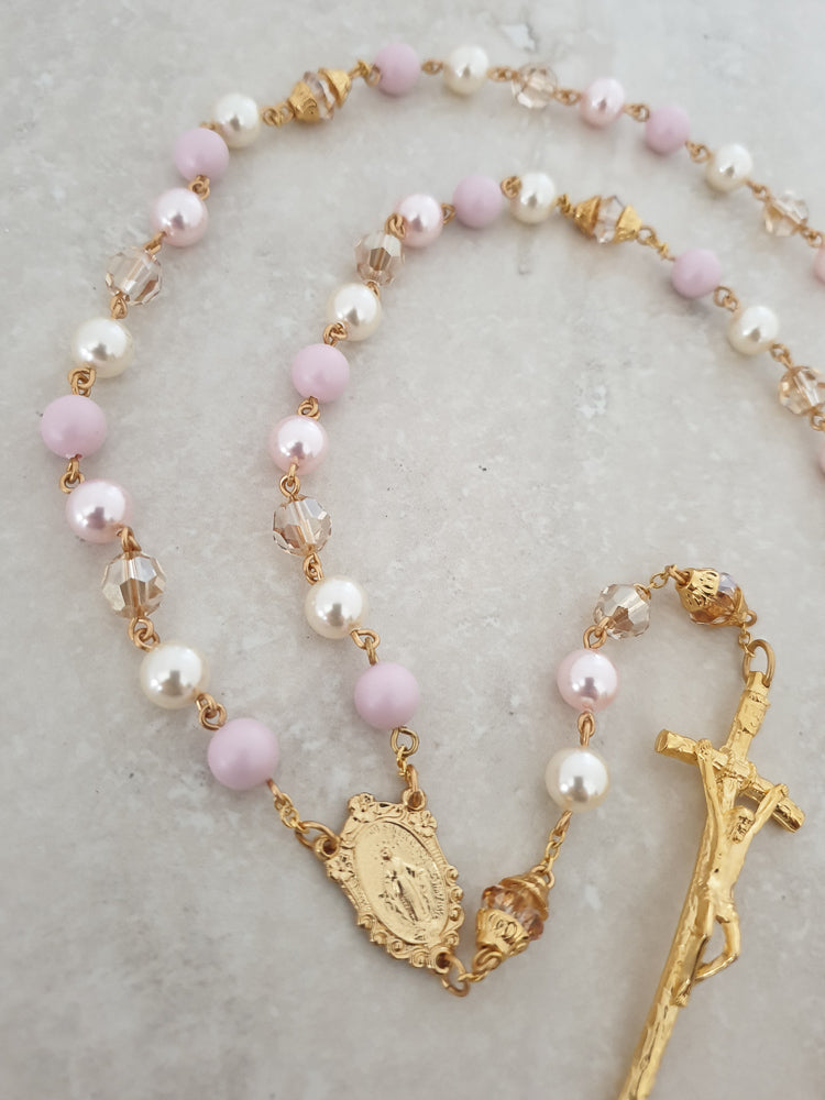 Handcrafted Anastasia Rosary Catholic Rosary - Rosaries For Life Australia
