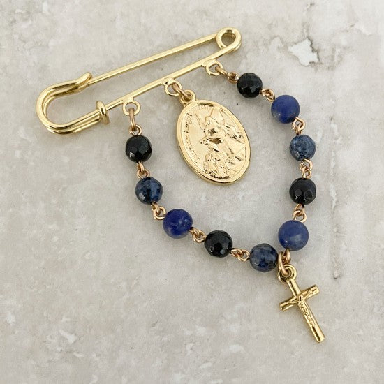 Handcrafted Anthony Cot Pin Catholic Cot Pin - Rosaries For Life Australia