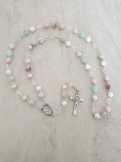 Handcrafted Camilla Rosary Catholic Rosary - Rosaries For Life Australia