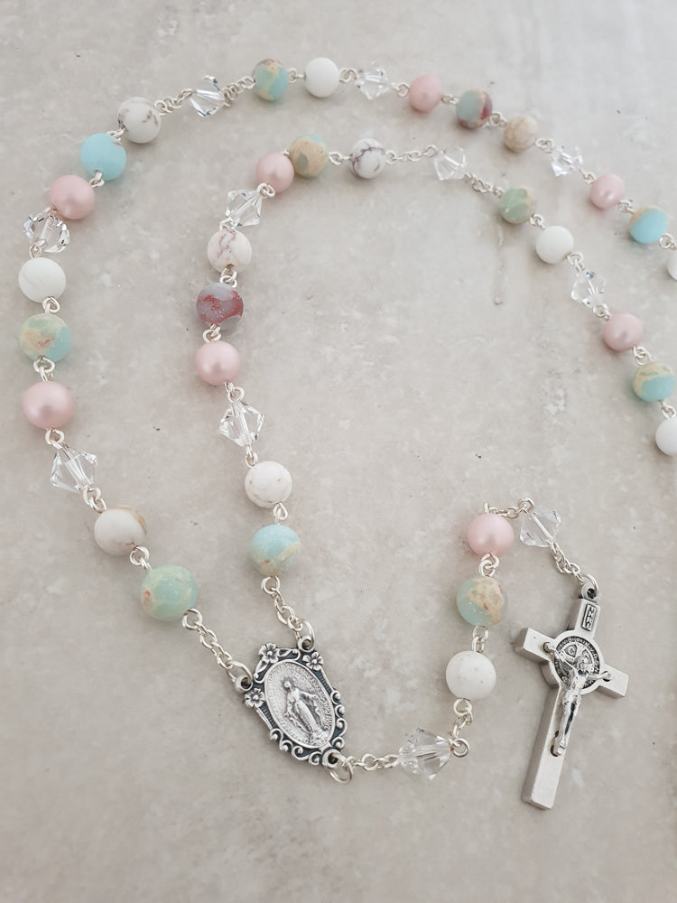 Handcrafted Camilla Rosary Catholic Rosary - Rosaries For Life Australia