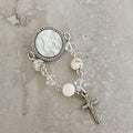 Handcrafted Cascia Baby Pin Catholic Baby Pin - Rosaries For Life Australia