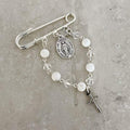 Handcrafted Cascia Cot Pin Catholic Cot Pin - Rosaries For Life Australia