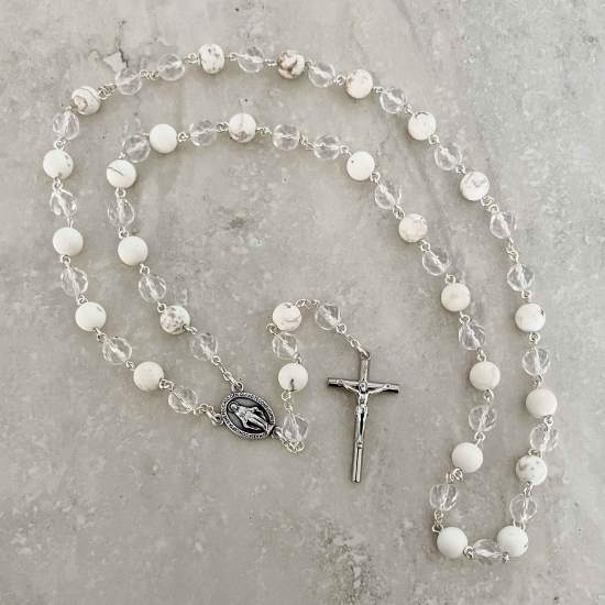 Handcrafted Cascia Rosary Catholic Rosary - Rosaries For Life Australia