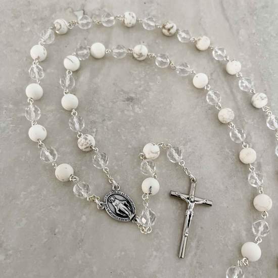 Handcrafted Cascia Rosary Catholic Rosary - Rosaries For Life Australia