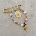 Handcrafted Caterina Cot Pin Catholic Cot Pin - Rosaries For Life Australia