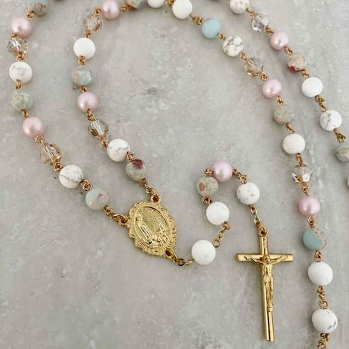 Handcrafted Caterina Rosary Catholic Rosary - Rosaries For Life Australia