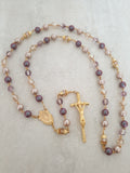 Handcrafted Elizabeth Rosary Catholic Rosary - Rosaries For Life Australia