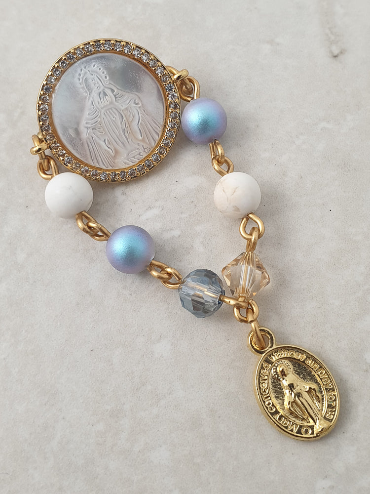 Handcrafted Francesco Baby Pin Catholic Baby Pin - Rosaries For Life Australia