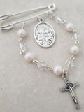 Handcrafted Gabriella Cot Pin Catholic Cot Pin - Rosaries For Life Australia