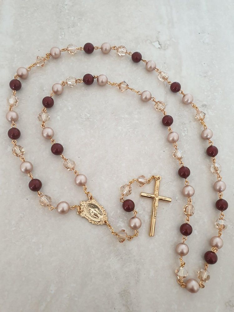 Handcrafted Giuliani Rosary Catholic Rosary - Rosaries For Life Australia