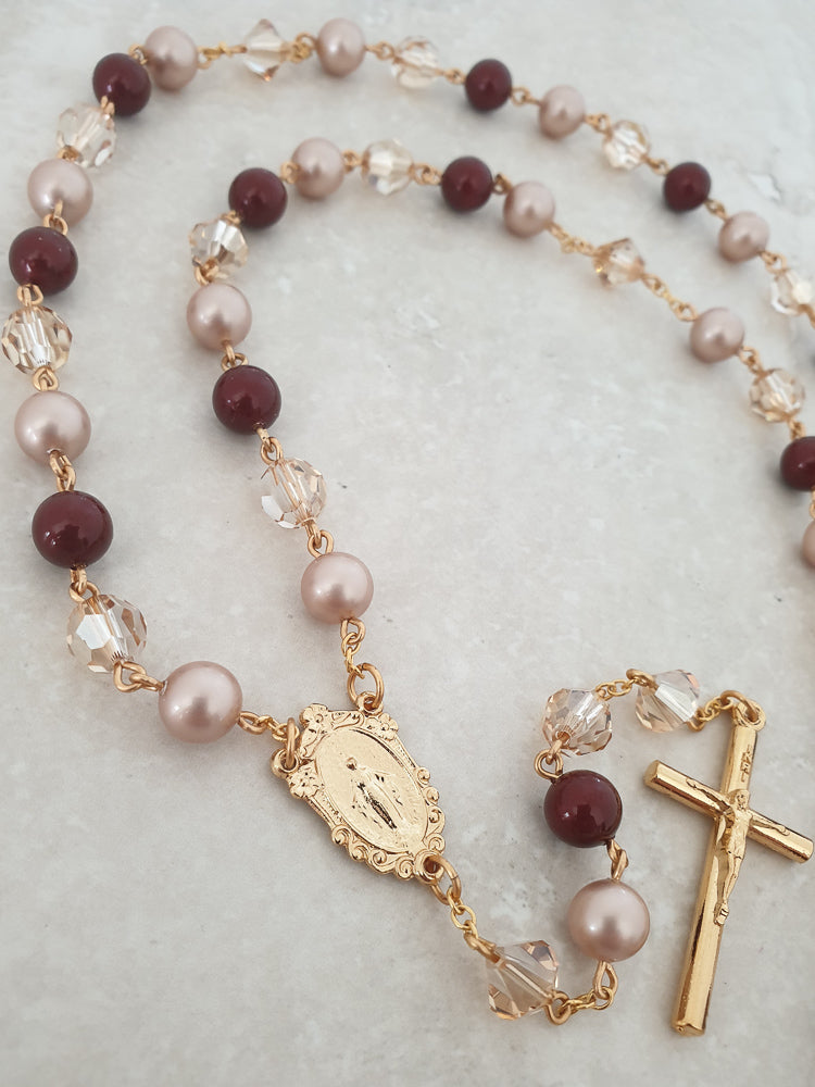 Handcrafted Giuliani Rosary Catholic Rosary - Rosaries For Life Australia