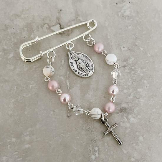 Handcrafted Goretti Cot Pin Catholic Cot Pin - Rosaries For Life Australia