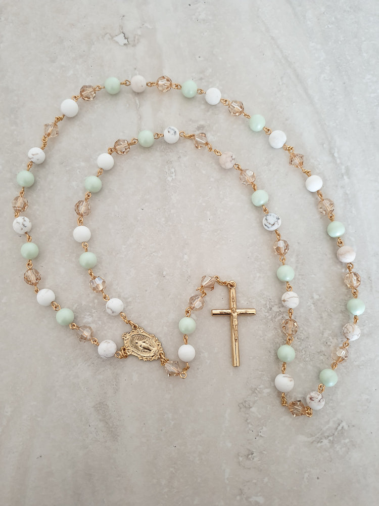 Handcrafted Guadalupe Rosary Catholic Rosary - Rosaries For Life Australia