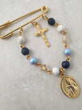 Handcrafted Ignatius Cot Pin Catholic Cot Pin - Rosaries For Life Australia