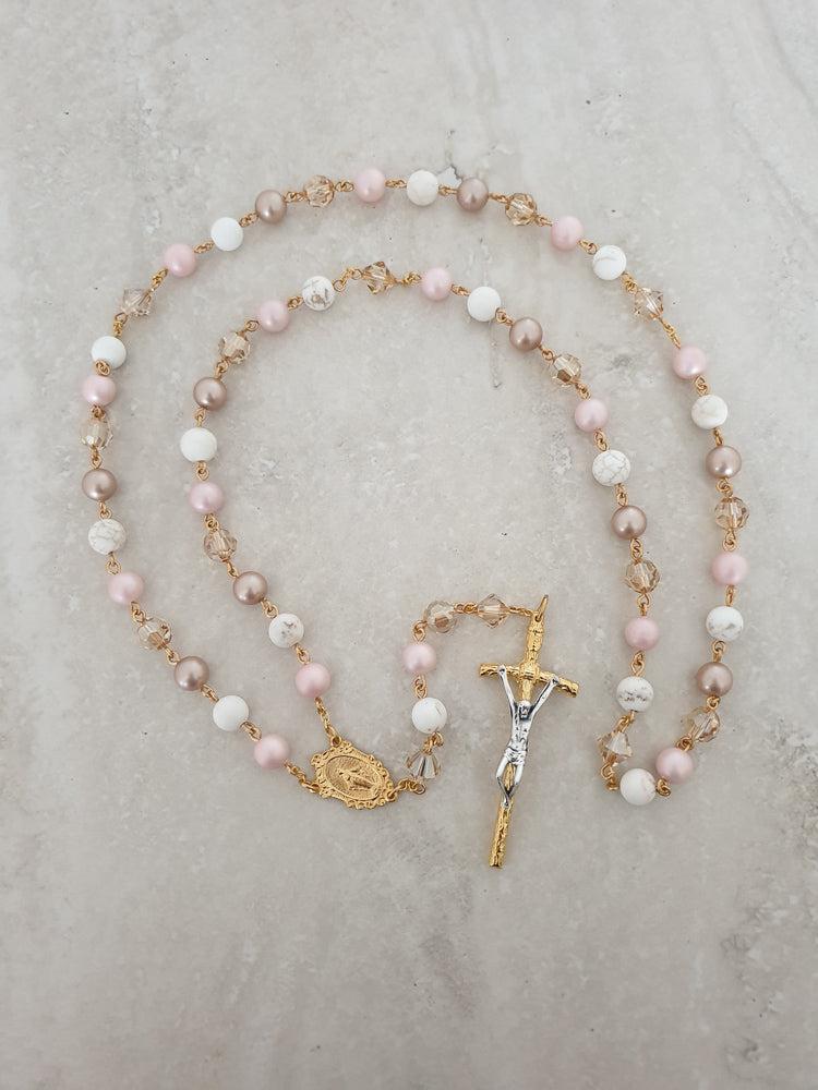 Handcrafted Jacinta Rosary Catholic Rosary - Rosaries For Life Australia