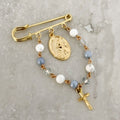 Handcrafted Joseph Cot Pin Catholic Cot Pin - Rosaries For Life Australia