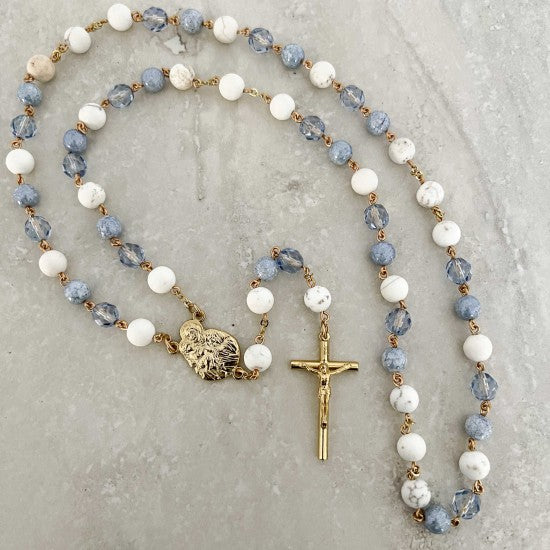 Handcrafted Joseph Rosary Catholic Rosary - Rosaries For Life Australia