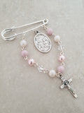 Handcrafted Lourdes Cot Pin Catholic Cot Pin - Rosaries For Life Australia