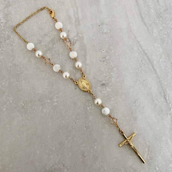Handcrafted Lucy Car Rosary Catholic Car Rosary - Rosaries For Life Australia