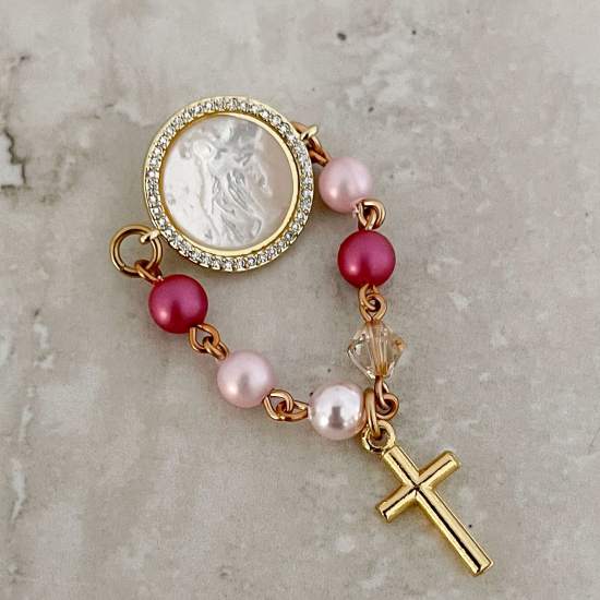 Handcrafted Micaela Baby Pin Catholic Baby Pin - Rosaries For Life Australia