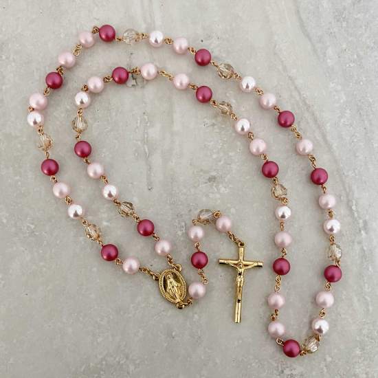 Handcrafted Micaela Rosary Catholic Rosary - Rosaries For Life Australia