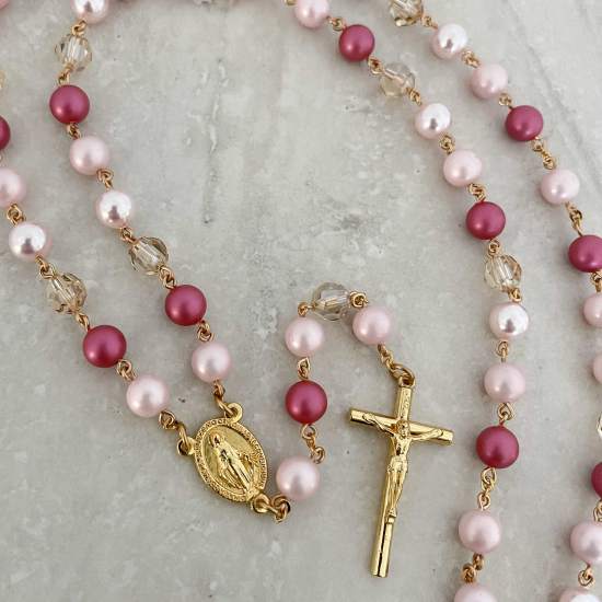 Handcrafted Micaela Rosary Catholic Rosary - Rosaries For Life Australia