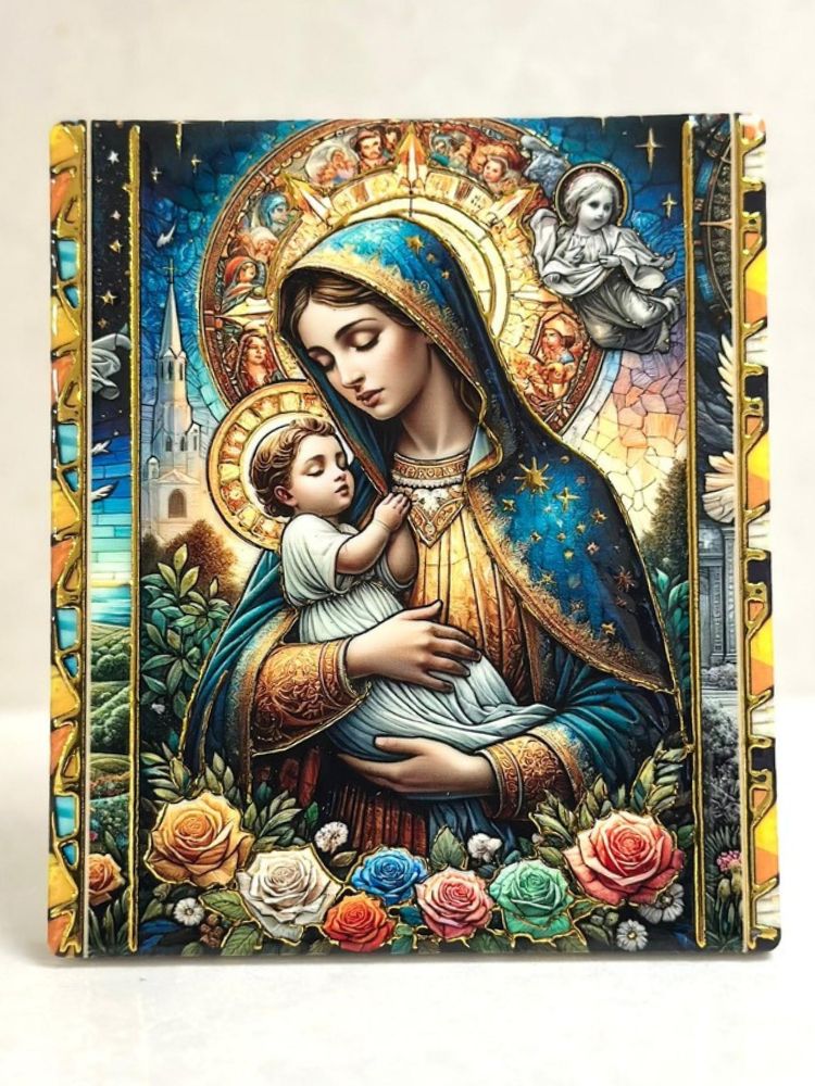 Mother Mary 4 Plaque