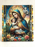Mother Mary 4 Plaque