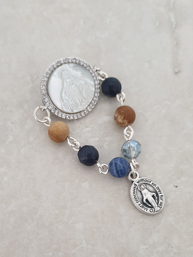 Handcrafted Padua Baby Pin Catholic Baby Pin - Rosaries For Life Australia