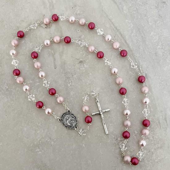 Handcrafted Philomena Rosary Catholic Rosary - Rosaries For Life Australia