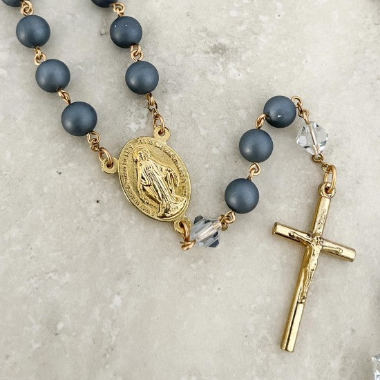 Handcrafted Sylvester Rosary Catholic Rosary - Rosaries For Life Australia