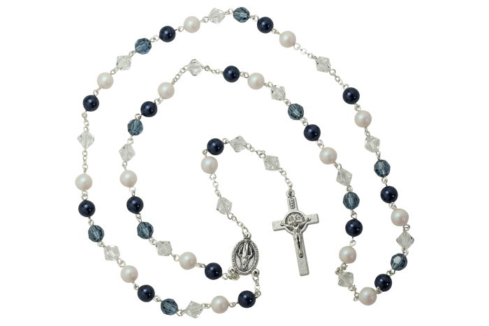 Black-White-Rosary-Pins-Rosaries-For-Life – Rosaries For Life